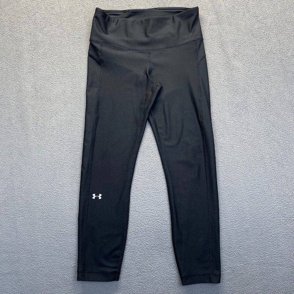 Under Armour Women's UA HeatGear Armour‎ Leggings Black Leggings,Size M